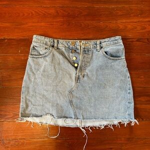 Denim Mini Skirt